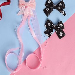 Jewelz Girls Set of 3 Embellished Alligator Hair Clip-44