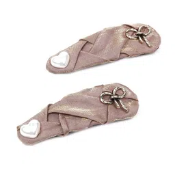 ODETTE Women Beige Embellished Hairband-43