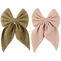 Radhu & Kabby Women Set Of 2 Embellished Alligator Hair Clip-25
