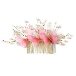 Hair Flare Women Embellished Butterfly Comb Pin-image-25