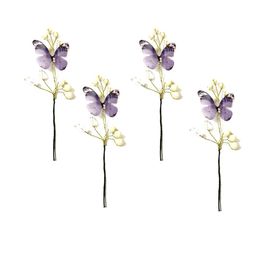 Hair Flare Women Set of 4 Embellished Hair Accessory Set-27