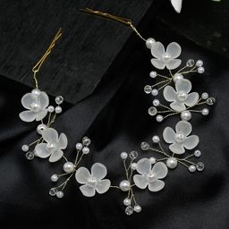 YouBella Floral Beaded Tiara-picture-20