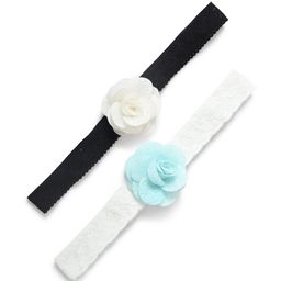 FUNKRAFTS Girls Set of 2 Black & White Hairband-33