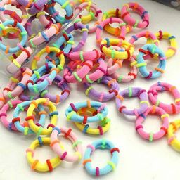 OOMPH Girls Purple & Pink Ponytail Holders-image-5