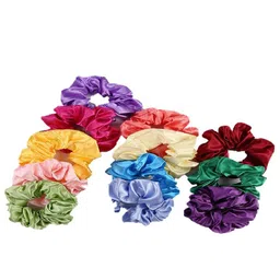 DIAN Women Set Of 12 Multicoloured Ponytail Holders-13