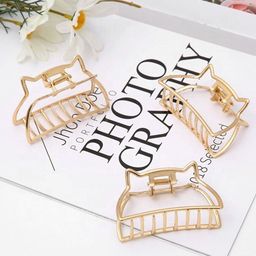 Krelin Women Gold-Toned Set of 3 Claw Clip-95