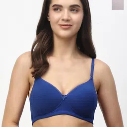 Floret Women Blue Bra-36