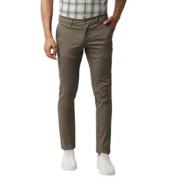 Basics Men Tapered Fit Formal Trousers-image-28