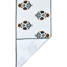 ROMEE Set Of 13 White & Floral Printed Table Linen Set image 2