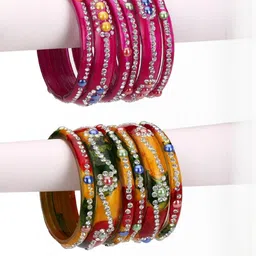 1ST TIME Pink Alloy Bangle-44