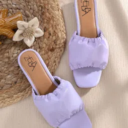 Zebba Women Slip-On Open Toe Flats w-image-76