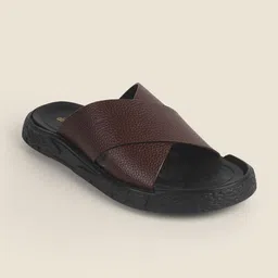 DAVINCHI Men Leather Comfort Sandals-image-44