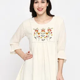 Hitarth Fashion Boat Neck Embroidered Tunic-picture-52