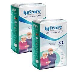 Lyfcare Unisex Set Of 2 Adult Pull Up Diaper Pants - XL 20Pcs Each-13