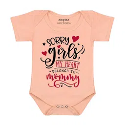 Arvesa Sorry Girls My Heart Belongs To MommyPrinted Bodysuit-picture-11