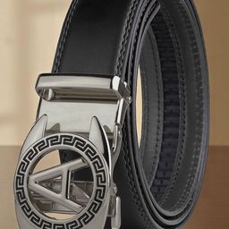 The Roadster Lifestyle Co. Men Alphabet Letter Autlock Buckle Belt-image-66