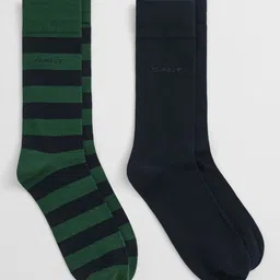 GANT Men Pack Of 2 Barstripe Calf Length Socks-picture-15
