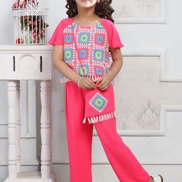Lei-Chie Girls Embellished Top with Trousers-image-41