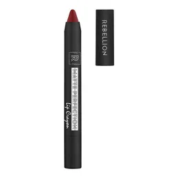 Rebellion Cosmetics Matte Perfection Lip Crayon- 2.4 g- Extrovert Red 01-55