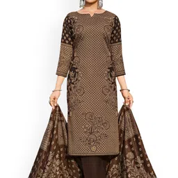 DRAVINAM Trends Floral Printed Unstitched Dress Material-picture-13