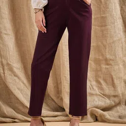 SASSAFRAS Women Slim Fit Trousers-picture-16