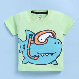 Toonyport Boys Animal Graphic Printed Round Neck Cotton T-shirt-image-94