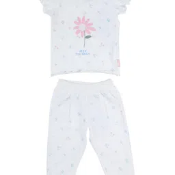 GJ baby Infant Girls Printed Cotton Top with Trousers-52