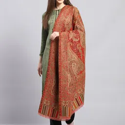 Monte Carlo Ethnic Motifs Printed Shawl-25