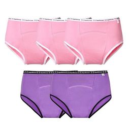 SuperBottoms Pack Of 5 Period Briefs--image-29