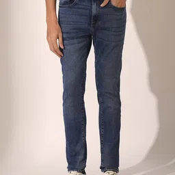 SELECTED Men Cotton Slim Fit Mid-Rise Light Fade Stretchable Jeans-picture-25