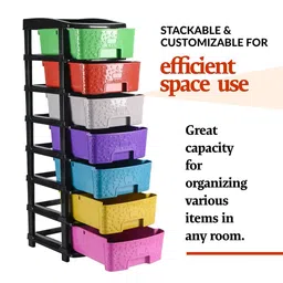 aura Kuber Industries Red Set of 1 Regular Drawer Organiser Organisers image 3
