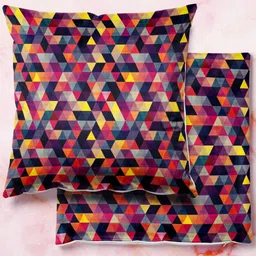 ArtzFolio Multicoloured Set of 2 Square Cushion Covers-image-91