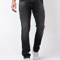 SPYKAR Men Regular Fit Mid-Rise Heavy Fade Cotton Jeans-image-89