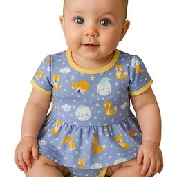 Adhigams Girls Printed Cotton Romper-image-101