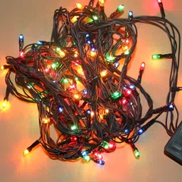 ENORMITY Green & Yellow Rice Shape String Light-38