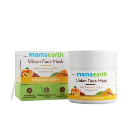 Mamaearth Ubtan Face Pack Mask for Glowing Skin with Saffron Turmeric & Apricot Oil 100 ml-55