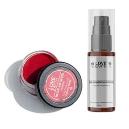 LOVE EARTH Multipot Lip-Cheek-Eyelid Tint 8g & Rajni Gandha Face Toner 100ml-21