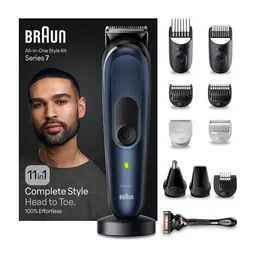 Braun MGK7450 All In One Style Kit Series 7 Trimmer - Navy Blue-47