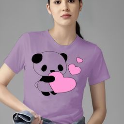 Moda Rapido Women Graphic Printed Applique Regular Fit T-shirt-image-72