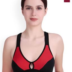 Halfspin Women Pack Of 2 Underwired Non Padded Full Coverage Sports Bra-picture-23