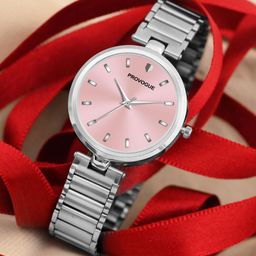 Provogue Women Brass Embellished Dial & Stainless Steel Wrap Around Straps Analogue Watch-29