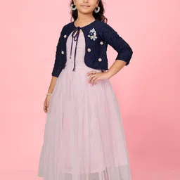 BAESD Net Fit & Flare Maxi Dress image 4