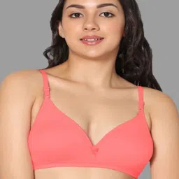 Eden Pack Of 2 Full Coverage Slip-On Seamless Cotton Sports T-shirt Bra-52