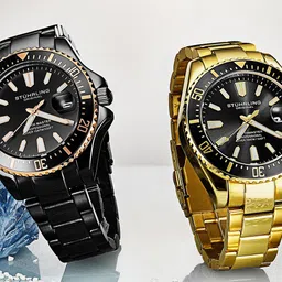 STUHRLING ORIGINAL Legacy Men Stainless Steel Analogue Automatic Motion Watch STRLG-3950A.-image-75