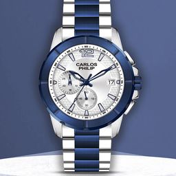 CARLOS PHILIP Men Stainless Steel Straps Analogue Watch Expedition Series S03846-5-57