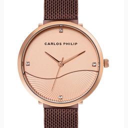 CARLOS PHILIP Women Round Dial Steel Bracelet Style Straps Analogue Watch E SS B01707-6-image-74