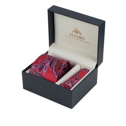 Alvaro Castagnino Men Red & Blue Digital Printed Accessory Gift Set-image-11