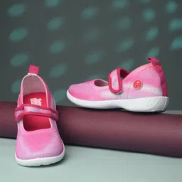 Bubblegummers Girls Textured Round Toe Basics Sneakers-image-73