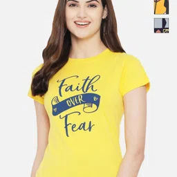 Dreambe Women Typography Printed T-shirt-picture-6