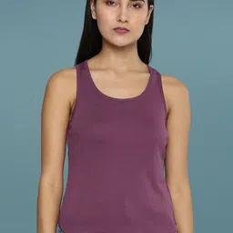 DressBerry Women Solid Scoop Neck Pure Cotton Slim Fit T-shirt-image-78